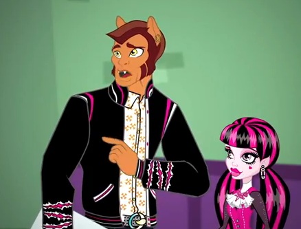 monster high draculaura and clawd